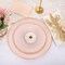 100PCS Heavy Duty Pink Disposable Plates - 50 Dinner and 50 Dessert Plates (Pink)